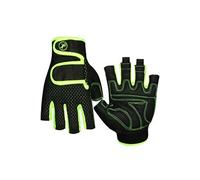 Gants Musculation Hommes Femme FONGWAN avec Support de Poignet, pour Fitness Protection Haltérophilie, M - Vert