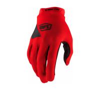 Gants MX 100% Ridecamp Youth Rouges Moto Cross VTT Quad Tout-Terrain