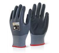 Gants Nitrile Avec Revêtement PU Mix Noir/Gris XL