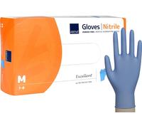 Gants nitrile bleu EPAIS Abena Excellent 4,7 grammes (lot de 10x100 pcs) M (7-8)