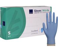 ABENA – Gants nitrile Excellent bleu épais 4,7 grammes – lot de 10x100 pcs M (7-8)