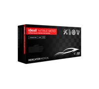 Gants Nitrile Noir Ideall Mercator Renforcés Boîte XL XXL