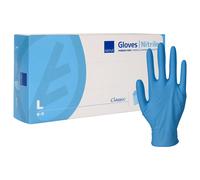 Gants nitrile non poudrés non stériles Classic Abena (boite de 100) - Large - 8/9