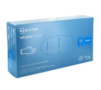 Gants nitrile non poudrés non stériles Nitrylex Classic Mercator (boîte de 100) - Medium - 7/8