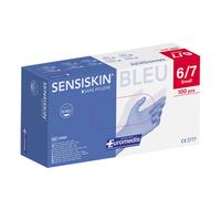 Gants nitrile non poudrés non stériles Sensiskin (boite de 100) - Small - 6/7