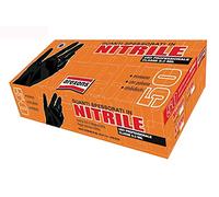 Gants nitrile spessorato jetables pour utilisation professionnelle, Ambidextre. Légers et élastiques, Très résistantes à la rupture. Recouverts de poudre végétale haute biocompatibilità. Exemptes de risques d'allergie au latex. Classe 8.0 mil. À la norme eN 388 - en 4
