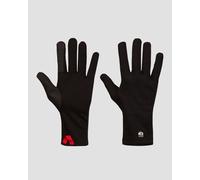 Gants Noirs Hestra Merino Wool Liner Long 34140-100 178 mm