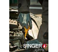 Gants nylon tout enduit nitrile double couche - SINGER - GRIP157 T8