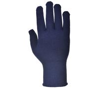 PORTWEST Lot de 12 paires de gants doublure thermique Marine S - Taille 7 - Gants de travail