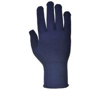 PORTWEST Lot de 12 paires de gants doublure thermique Marine L - Taille 9 - Gants de travail