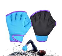 Gants palmés pour la natation - Gants de natation aquatiques palmés | Moufles d'entraînement à la natation en caoutchouc, équipement de plongée qui ne se décolore pas pour aider le haut du corps à