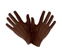 Widmann S.r.l. – Gants en polyester 22 cm – Marron