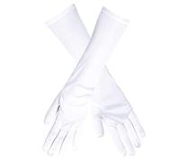Gants Polyester 40cm Blancs
