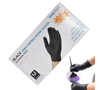 Gants pour Coloration Capillaire,100 Pièces Imperméables Résistantes à l'Huile | Lot de Gants de Coloration | pour professionnels coiffeurs barbiers maquilleurs artistes studio projets maison en