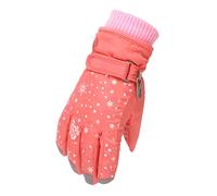 Gants pour enfants, gants de snowboard, gants de neige, mitaines d'hiver imperméables et coupe-vent, pour filles et garçons, ski, snowboard, équitation, course, cyclisme, orange, 4 à 9 ans