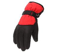 Gants pour extérieur coupe-vent Sport Ski Neige pour gants d'hiver majeur (rouge, L)