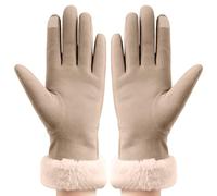Gants pour femmes - pour écran tactile de taille commune | Gants D'hiver En Maille Doublés Velours Cachemire | Chaud en plein air conduite cyclisme ski randonnée neige travail accessoires