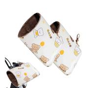 Gants pour guidon - Pare-chocs imperméables | Housse pour guidon de moto, adaptés pour une utilisation par temps froid et pendant la saison d'hiver pour cyclisme, moto, scooter et bi