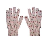 Gants pour homme et femme - Gants d'hiver pour écran tactile - Icône De Cerise De Dessin Animé - Impression chevreuil - Sport coupe-vent - Pour hommes et femmes - Pour le cyclisme, la randonnée