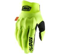 Gants Pour Hommes En Plein Doigt Jaune Fluo/Noir Taille S 100 Pour Cent Cognito