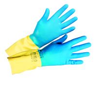 Gants protection chimique Mapa Alto 405 Activated bleu/jaune taille 10, lot de 10 paires