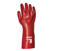 Gants PVC Rouge Portwest 35 cm taille 10/XL