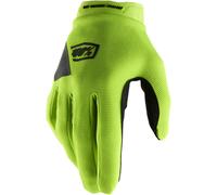Gants Redecamp pour femmes 100 % jaune fluorescent, noir