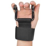 Gants réglables antidérapants à crochet repose-poignet, ensemble de 2 pièces, sangle d'entraînement de force pour haltérophilie, gymnastique