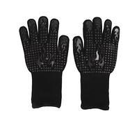 GANTS RÉSISTANTS À LA CHALEUR D'ISOLATION THERMIQUE HAUTE TEMPÉRATURE ANTIDÉRAPANT LAVABLE EN SILICONE TRICOTÉ MITAINES POUR BARBECUE FOUR À -ONDES