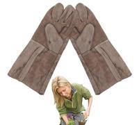 Gants résistants à la chaleur - Gants de forge résistants à la chaleur,Gants de soudeur Forge en cuir imperméables pour soudage, coupe, jardinage, soudeurs, barbecue