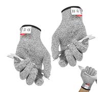 Gants résistants à la coupe - Gants de travail à haute épreuve du niveau 5, protection de sécurité respirante Protection robuste pour la cuisine et le jardinage, les coupeurs de, le bouclier prote