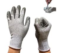 Gants résistants aux coupes, gants de travail résistants aux coupures - Gants de protection en filet coupés de 2 pièces - de cuisine pour trancher, râper ou manipuler des objets appun