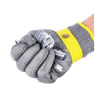 Gants résistants aux coupures, Anti-Coupure, Fil d'acier, boucherie, Viande, sécurité, Travail, Sculpture sur Bois, pêche, métal