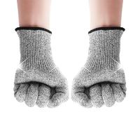 Gants résistants aux coupures - Gants de travail de niveau 5 à haute résistance - Protection des mains de sécurité respirante - Protection robuste pour la cuisine et le jardinage - Protection pour les