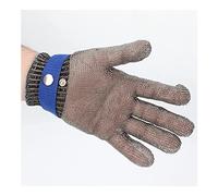 Gants Résistants Aux Coupures Gants Métalliques Anti-coupure, Gants De Travail De Sécurité De La Viande De Boucherie De Chef Boucherie, Gants En Métal À Charnière De Qualité Alimentaire(S/22.5CM)