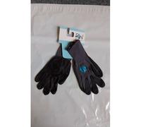 Gants Riding World "Groom" - Couleur : Gris/Noir, Taille : S - Équitation