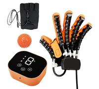 Gants robotisés de rééducation de la main, aides à l'exercice de la main, gant robotique, orthèse de doigt, pour patient atteint de paralysie cérébrale, d'arthrite, d'AVC, d'(Size:m,Color:main gauche)