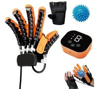 Gants robotisés de rééducation de la main, dispositif de rééducation de la main pour hémiplégie après accident vasculaire cérébral, pour la récupération de la fonction de l(Size:XL,Color:Main droite)