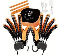 Gants robotisés de rééducation Fonctionnelle pour la récupération de l'hémiplégie, équipement de thérapie de récupération pour l'hémiplégie après Un AVC avec 3 Modes et réglage de la Force, Gauche et