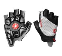 Gants Castelli Pro V Rosso Corsa blanc noir - S