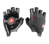Gants Castelli Pro V Rosso Corsa gris foncé noir - S