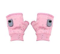 Gants sans Doigts Chauffants - Fournitures De Chauffage Thermostatique,Moufles Chauffantes Électriques,pour Sports d'hiver en Plein Air, Motocyclette, Déneigement, Randonnée, Pêche, Marche avec Chien