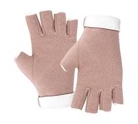 Gants sans Doigts | Mitaines De Compression Chaudes pour l'hiver | Gants Isolés avec Soutien Articulaire,pour Conduite Randonnée Cyclisme Femmes Et Hommes Usage Intérieur Et Extérieur