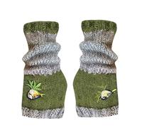 Gants sans doigts pour femme - Moufles tricotées à motif d'oiseau,Gants chauds avec doigts découpés | Pour adultes femmes types d'équitation costume cosplay travail froid d'hiver, Légumes, verwijzen