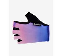 Gants Santini Luce rose bleu - L