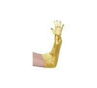 Gants Satin Doré or jaune Long