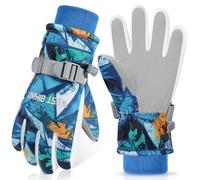 Gants Ski Enfant Gants d'hiver imperméables Gants de Neige pour Enfants Gants d'hiver Coupe-Vent pour garçons Filles 4-12 Ans Gants pour Enfants pour Le Snowboard, Le Ski