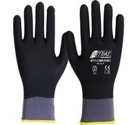 Gants SKIN FLEX C taille 10 gris/noir EN 388 II tricot avec revêtement NITRAS