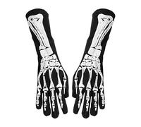 Gants squelettes - 1 paire Gants de travail d'impression d'os d'horreur Halloween | Glants de costumes fantômes, mains de squelette effrayantes, accessoire de cosplay pour adultes, gants de tenue effr