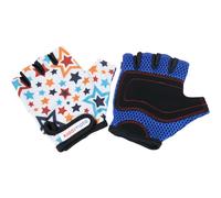 KIDDIMOTO - Gants Vélo pour Enfant de 2 à 8 Ans, Parfaits pour Les Sports de Plein air, Le Cyclisme, la Trottinette - Étoiles - Petite (2-5 Ans)
